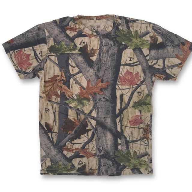 Realtree Men's T-shirt - Khaki/Brown - M on Productcaster.