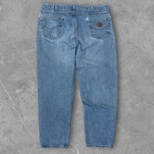 Carhartt Men's Jeans - Blue - 42" on Productcaster.