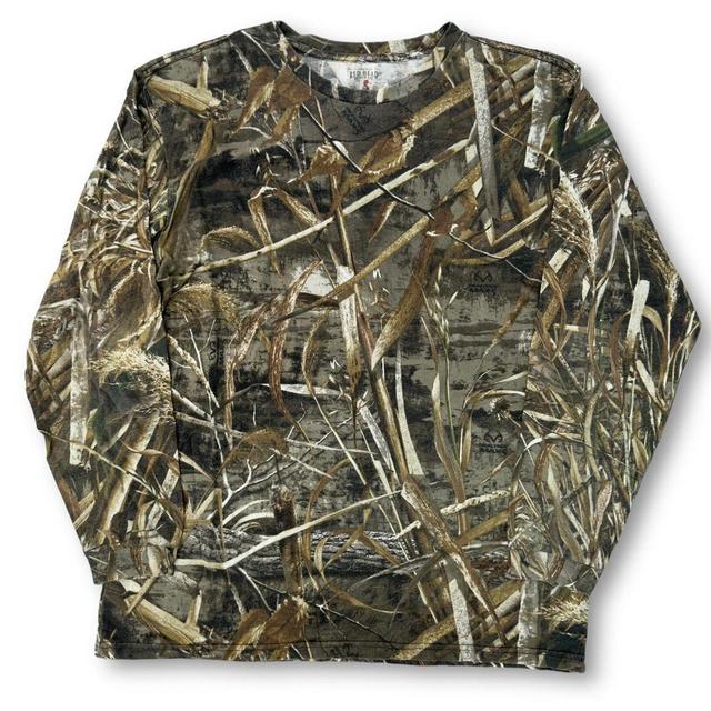 Realtree Men's T-shirt - Khaki/Brown - L on Productcaster.