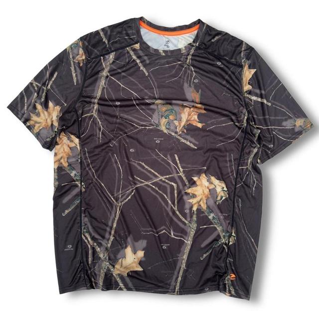 Realtree Men's T-shirt - Khaki/Black - XL on Productcaster.