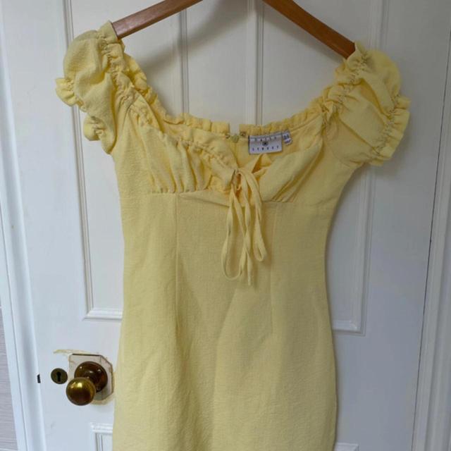 Daisy Street Women's Mini Dress - Yellow - 4 on Productcaster.