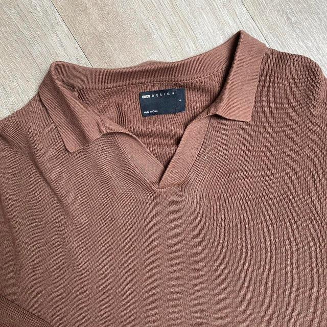 ASOS Design Men's Jumper - Brown - S on Productcaster.