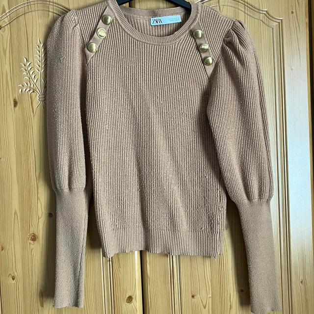 Zara Women's Jumper - Tan - S on Productcaster.