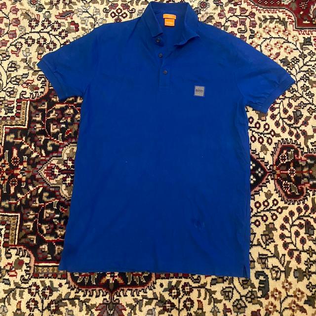 Hugo Boss Men's Polo shirt - Blue - M on Productcaster.