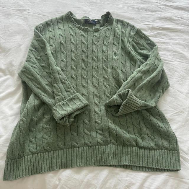 Ralph Lauren Women's Jumper - Green - XXL on Productcaster.