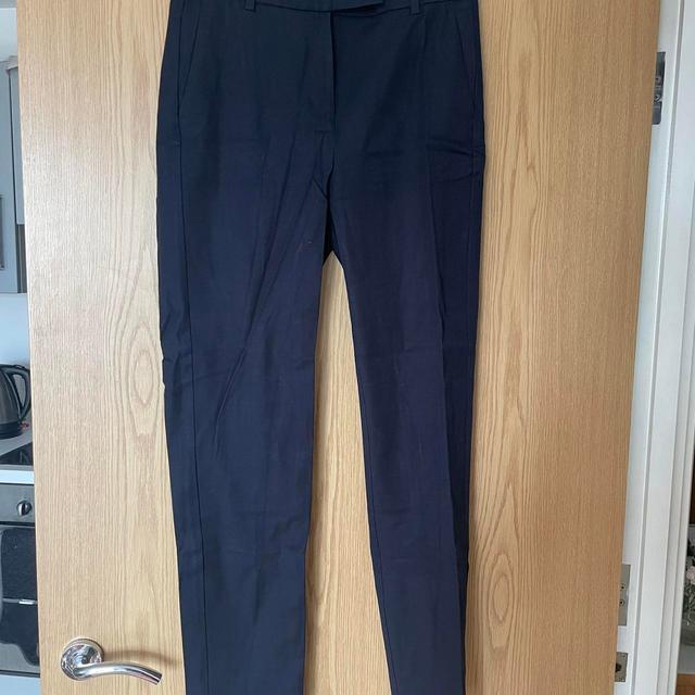 Marks & Spencer Women's Tailored trousers - Navy - UK 10 on Productcaster.