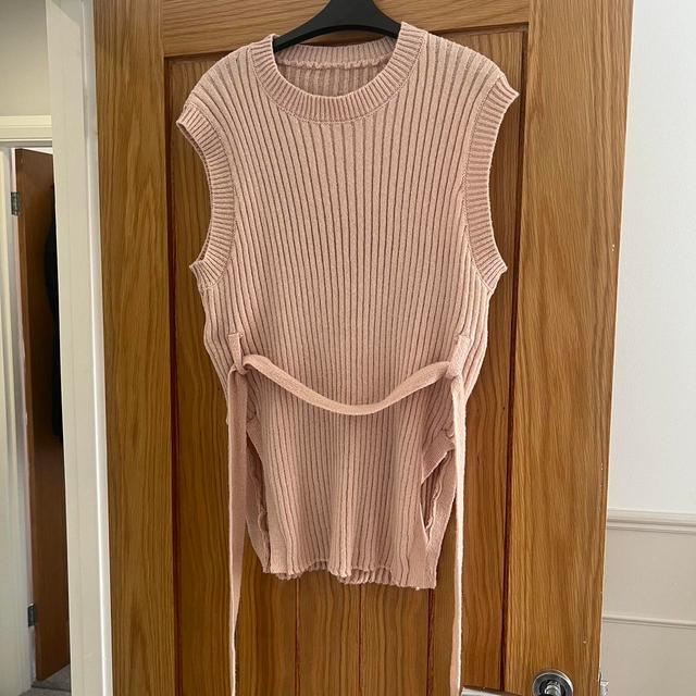 SHEIN Women's Jumper - Pink/Tan - M on Productcaster.