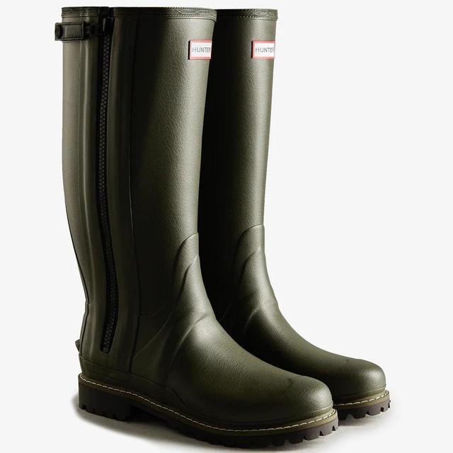 Hunter Men's Knee high Boots - Green/Khaki - UK 9 on Productcaster.