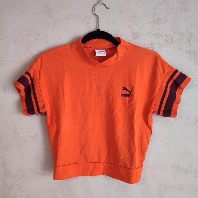 Puma Women's T-shirt - Orange - S on Productcaster.