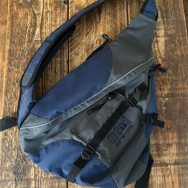 Animal Men's Crossbody bags - Blue/Grey on Productcaster.