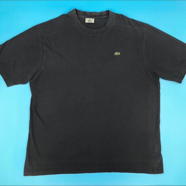 Lacoste Men's T-shirt - Black - M on Productcaster.