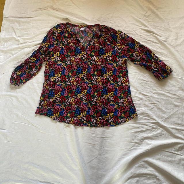 John Lewis Women's Blouse - Multi - 18 on Productcaster.