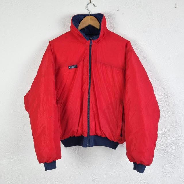 Columbia Sportswear Men's Bomber Jacket - Red - M on Productcaster.