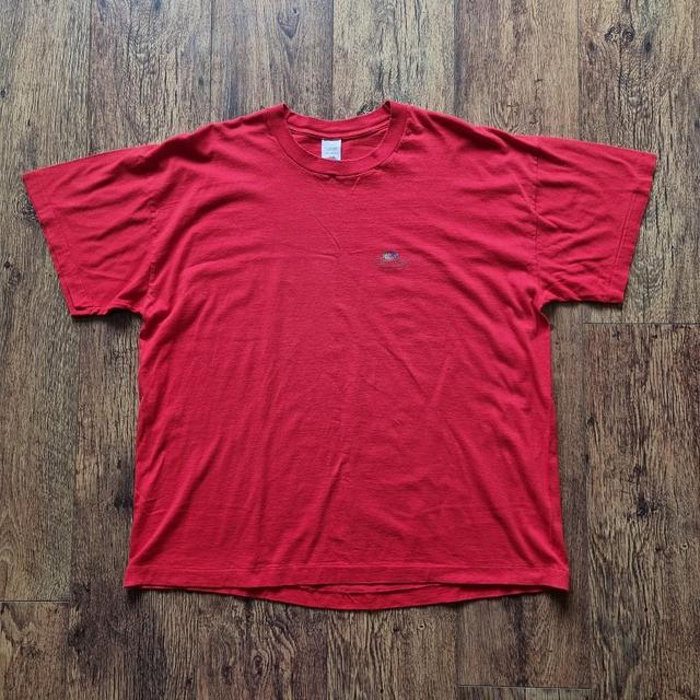 Fruit of the Loom Men's T-shirt - Red/Multi - XXL on Productcaster.