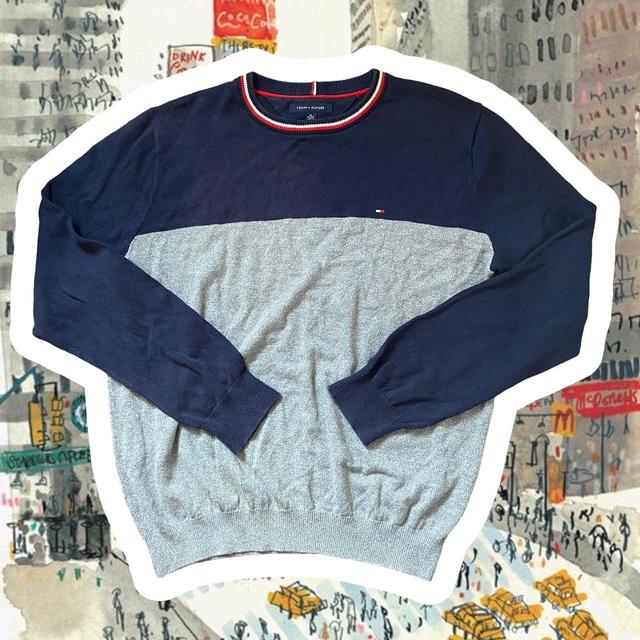 Tommy Hilfiger Men's Jumper - Navy - XL on Productcaster.