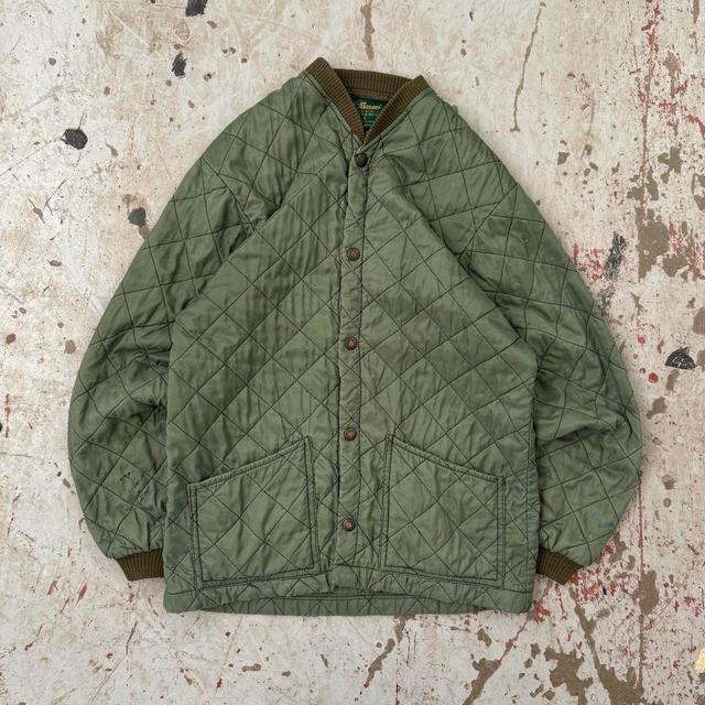 Vintage Men's Lightweight Jacket - Khaki/Green - L on Productcaster.