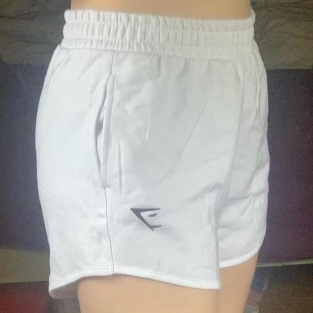 Gymshark Women's Shorts - White - M on Productcaster.