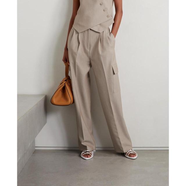 The Frankie Shop Women's Cargo Trousers - Tan - M on Productcaster.