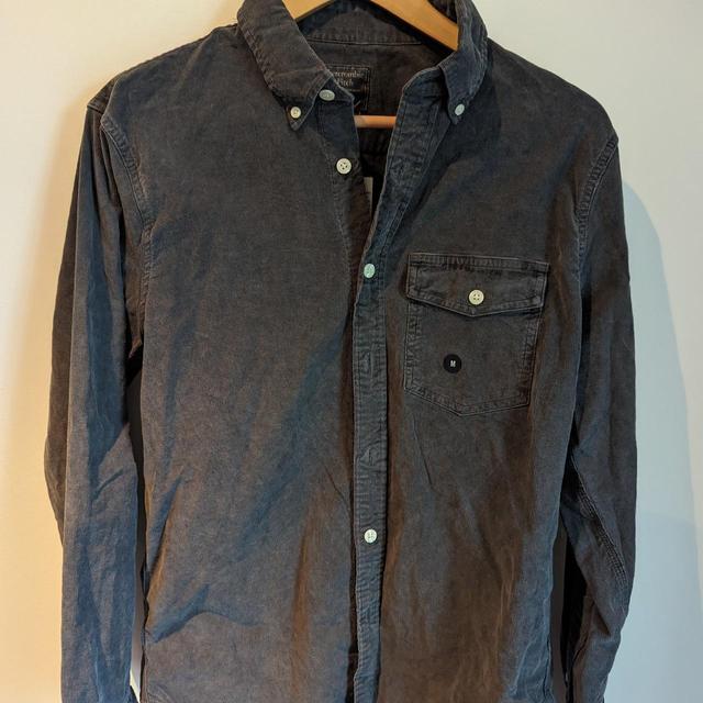 Abercrombie & Fitch Men's Shirt - Black - M on Productcaster.