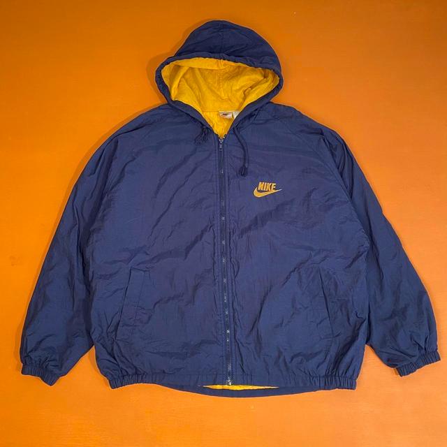 Nike Men's Windbreaker Jacket - Navy - XL on Productcaster.