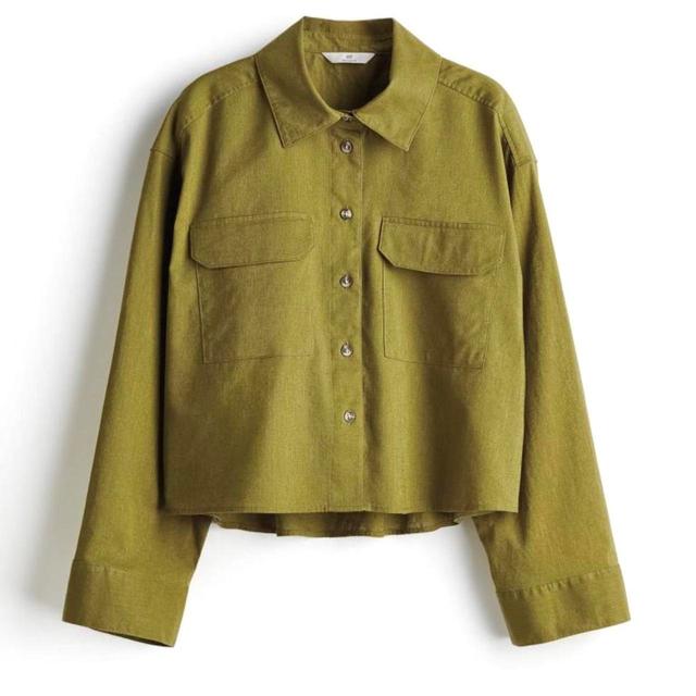 H&M Women's Shirt - Khaki - M on Productcaster.