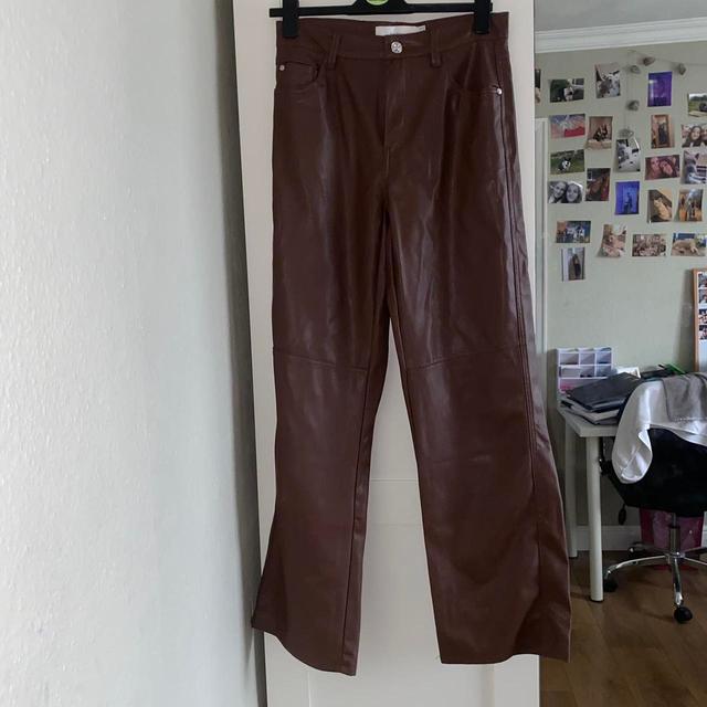 Bershka Women's Trousers - Brown - M on Productcaster.