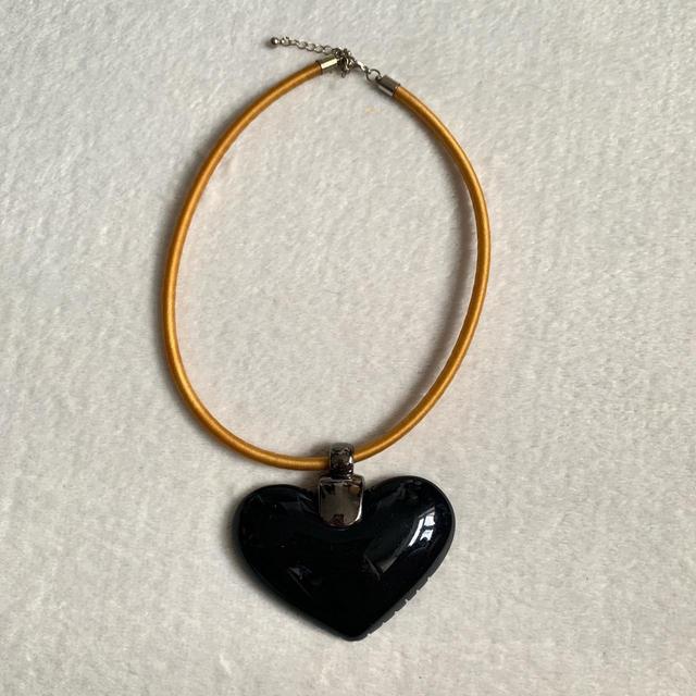 Vintage Women's Necklace - Black on Productcaster.