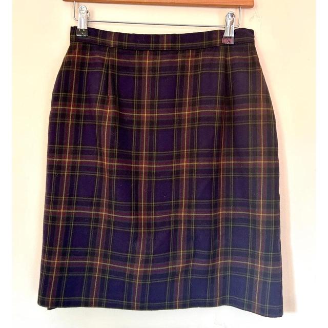 St Michael Women's School Skirt - Purple/Multi - UK 10 on Productcaster.