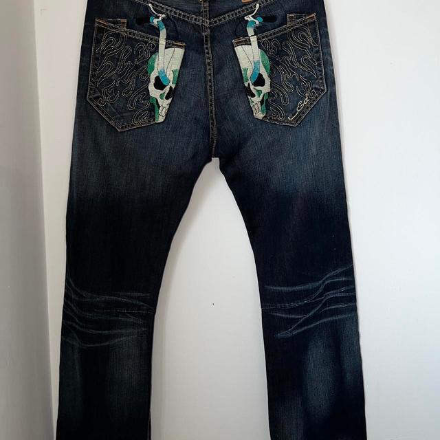 Ed Hardy Men's Jeans - Blue - L on Productcaster.