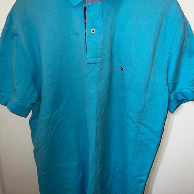 Tommy Hilfiger Men's Polo shirt - Blue - XL on Productcaster.