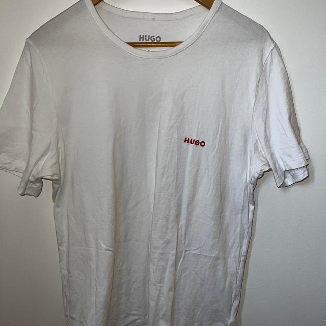 Hugo Boss Men's T-shirt - White - XL on Productcaster.