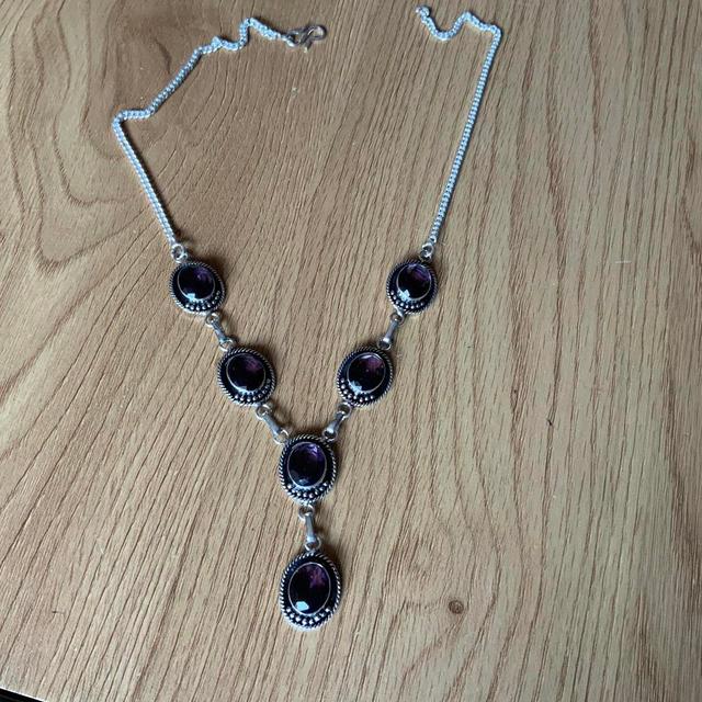 Women's Necklace - Purple on Productcaster.