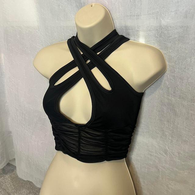 Designer Women's Crop top - Black - 6 on Productcaster.