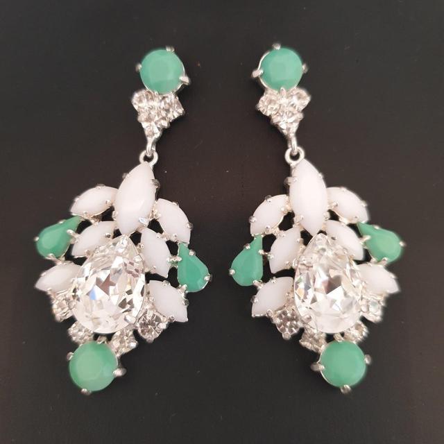 Women's Jewellery - White/Green on Productcaster.