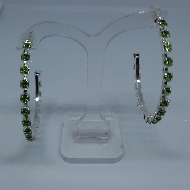 Women's Earrings - Green on Productcaster.