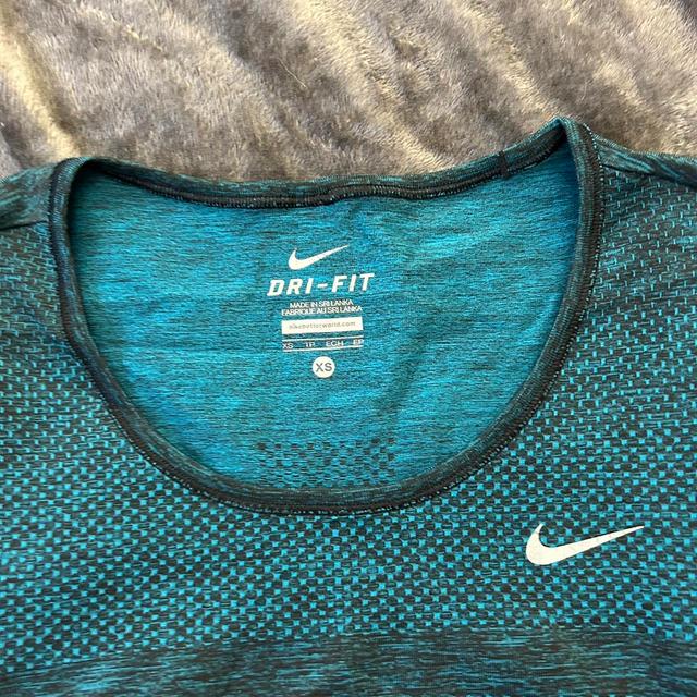 Nike Women's T-shirt - Blue - XS on Productcaster.