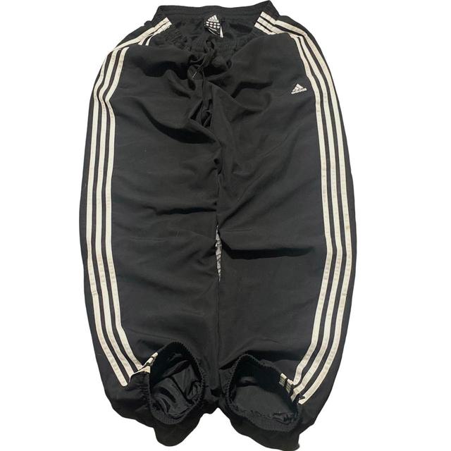 Adidas Men's Sweatpants - Black/White - L on Productcaster.