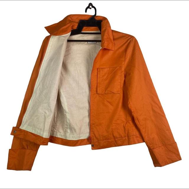 Max Mara Women's Cotton Jacket - Orange on Productcaster.