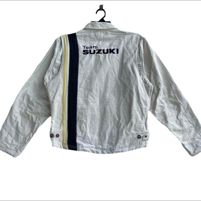 Vintage Men's Casual Jacket - White - M on Productcaster.