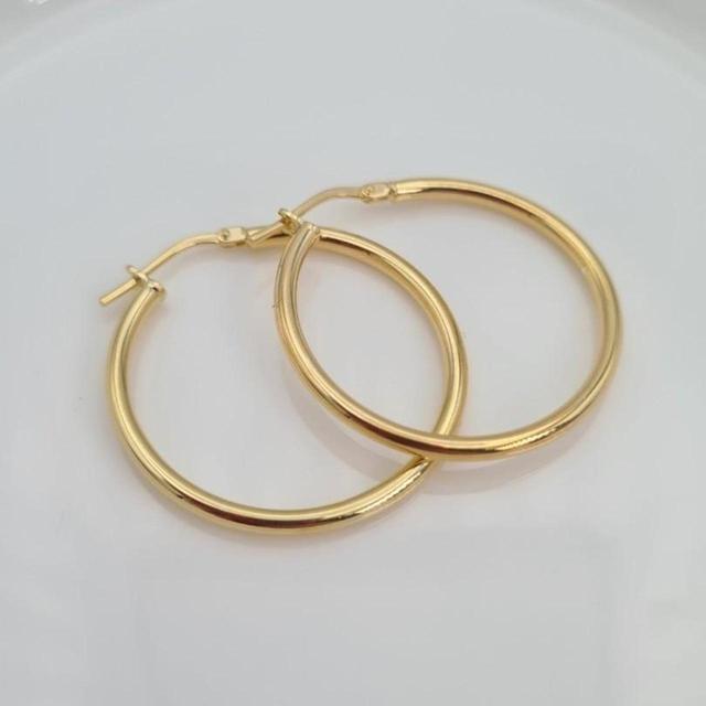 Women's Earrings - Gold on Productcaster.