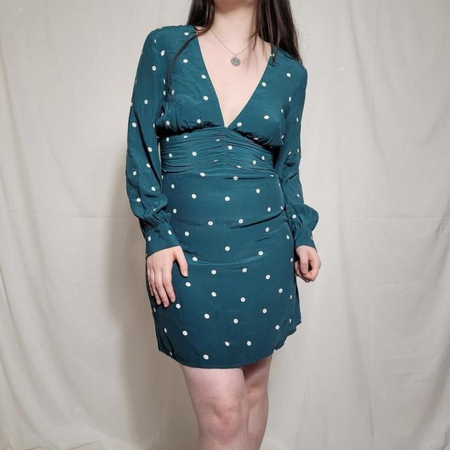 Topshop Women's Mini Dress - Green - S on Productcaster.