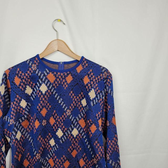 Vintage Women's Jumper - Orange/Blue - 10 on Productcaster.