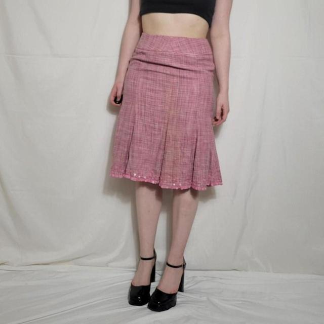 Monsoon Women's Midi Skirt - Pink - M on Productcaster.