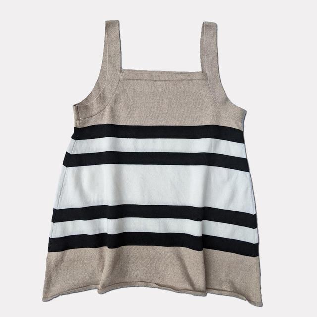 Vintage Women's Vest - White - S on Productcaster.