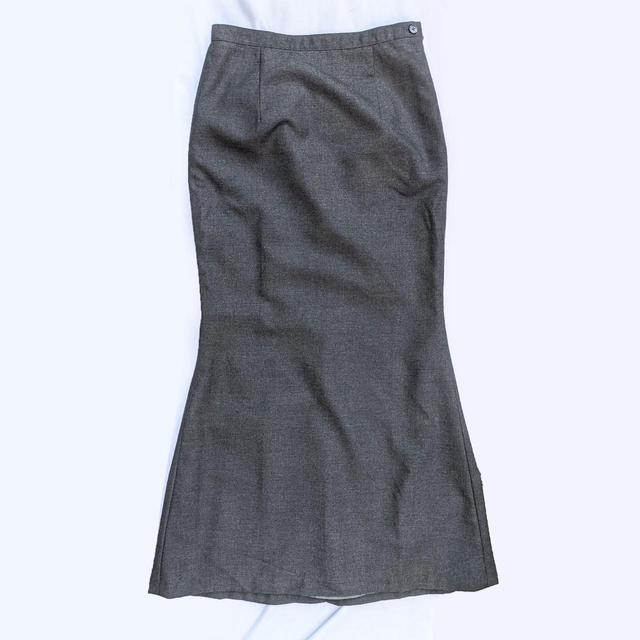 Vintage Women's Maxi Skirt - Grey - S on Productcaster.