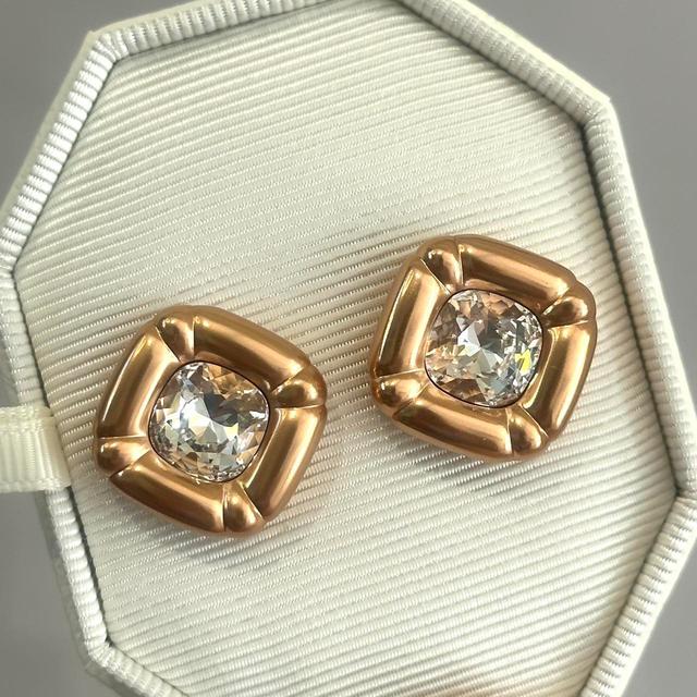 Swarovski Women's Earrings - Gold on Productcaster.