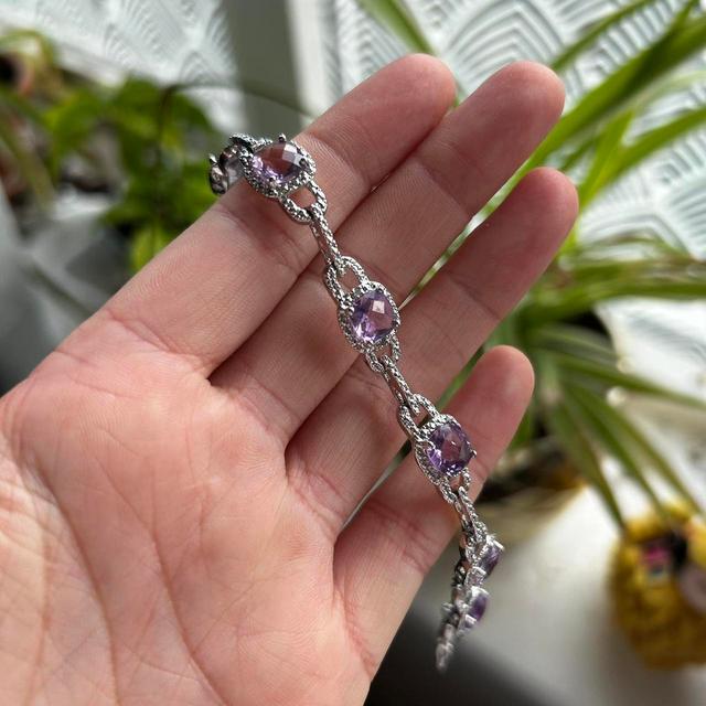 Vintage Women's Jewellery - Purple on Productcaster.