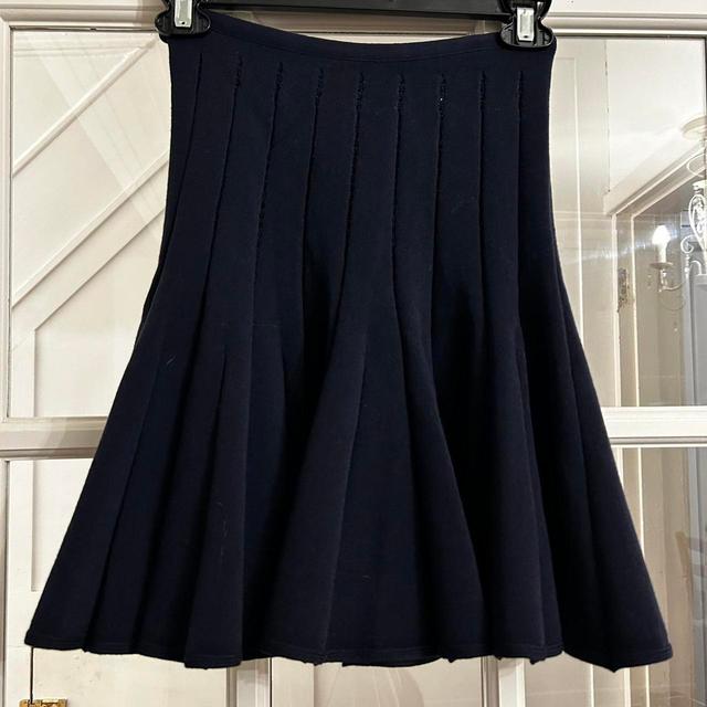 Vintage Women's Mini Skirt - Navy - XS on Productcaster.