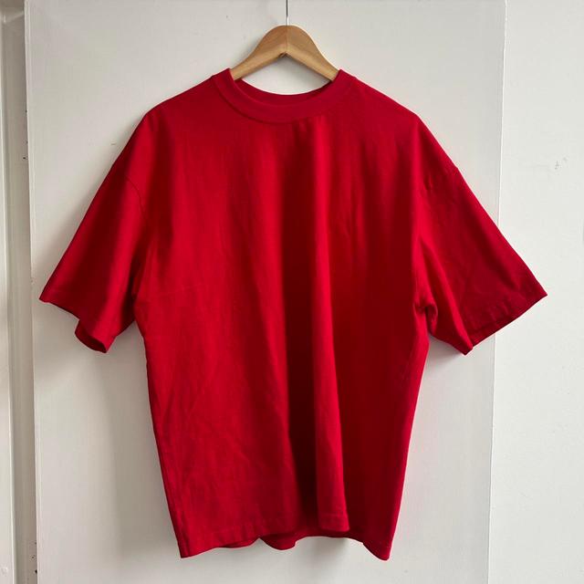 Men's T-shirt - Red - M on Productcaster.