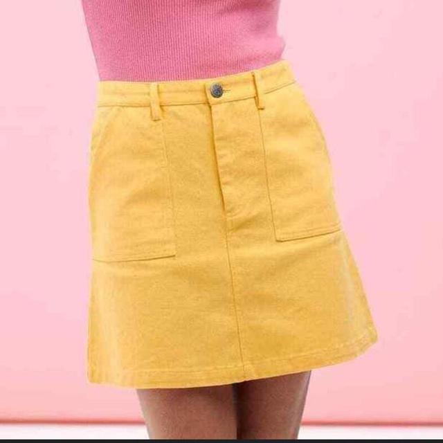 Lucy and Yak Women's Skirt - Yellow - UK 12 on Productcaster.